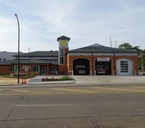 An Akron fire lieutenant was suspended for 80 hours without pay after he was filmed spraying a man with a hose in March.