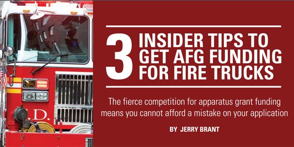 3 Insider tips to get AFG funding for fire trucks