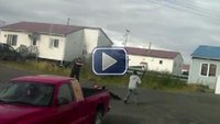 Video: Alaska police shoot man attacking with bat