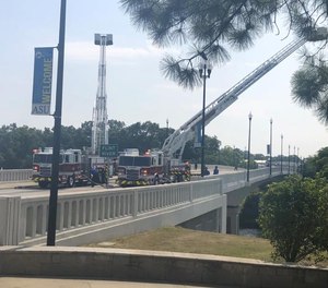 The two fire trucks were dedicated at a Wednesday-morning ceremony in downtown Albany. (Photo/ Albany, Georgia Fire Department)