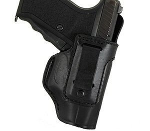 The Talon Plus is a leather IWB holster with a very strong nylon clip that can be clipped either to a belt or to the pants themselves.