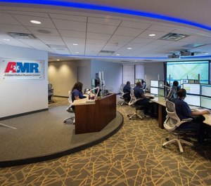 American Medical Response's Nurse Navigation command center. AMR has partnered with DeKalb County to transfer some 911 callers to a nurse to discuss their symptoms and consider alternatives to emergency department transport.