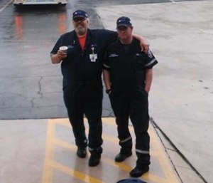 Paramedics Lahiri Garcia and Paul Besaw.