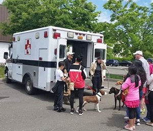 The EARS ambulance.
