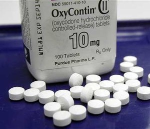 OxyContin pills.