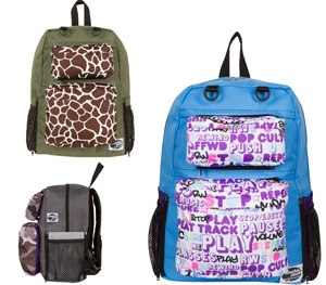 Kids can build their own backpacks, choose their patterns, and add pockets and accessories.