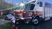 Photos: 2 drivers hospitalized in Colo. fire truck-SUV crash
