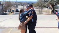 Texas crew organizes last-minute Valentine's Day wedding at station