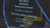 Code Green Campaign receives injury prevention award