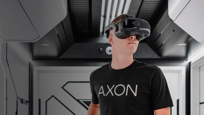 Axon’s virtual reality simulator is the future of police training