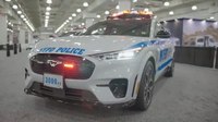 NYPD unveils its Mach-E electric patrol car at NY International Auto Show