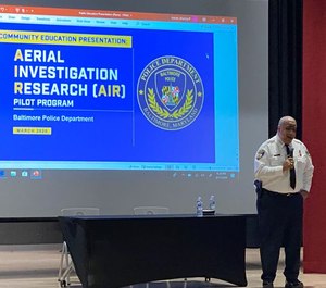 Baltimore Police Commissioner Michael Harrison held community forums last month to gather input from residents about their thoughts on a surveillance plane that will soar over the city and, supporters say, help catch criminals.