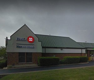 Two Aurora firefighters are being credited with helping to detain a man who is accused of robbing a BMO Harris bank in Aurora. (Photo/Google Street View)