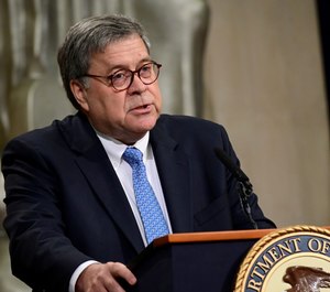 Attorney General William Barr drew criticism Wednesday for saying a lack of police support from community members could lead to less protection.