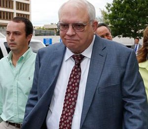 In this April 21, 2015 file photo, Robert Bates leaves his arraignment in Tulsa, Okla.