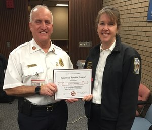 Battalion Chief Kathleen Stanley was appointed Women’s Program Officer by Fairfax County Fire and Rescue Department Chief Richard Bowers.