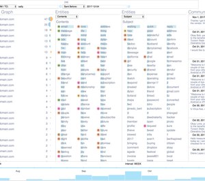 Two of the major differences between Beagle and other tools are searches that include all results, rather than screening for what the tools deem the most relevant, and the ability to search huge datasets rapidly.