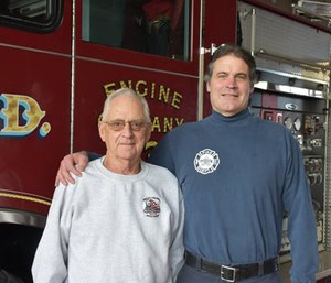 Phil Behrend and Marc Behrend. (Photo/Madison Fire Department)