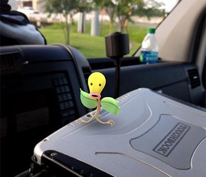 A photo taken by an EMT using an augmented reality app in their ambulance.