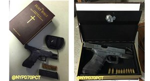 This gun discovery by the NYPD is just one example of the creative ways individuals try to hide weapons.