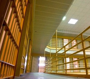 This April 23, 2003 file photo shows the interior of the Arkansas Department of Correction prison in Malvern, Ark.