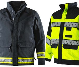 Blauer Hi-Vis and Dark Navy parkas.
