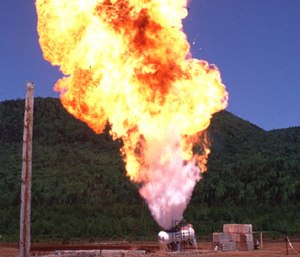 A BLEVE is a boiling liquid expanding vapor explosion, which occurs when pressurized liquid inside of a vessel, such as a propane tank, reaches temperatures higher than that liquid’s boiling point.