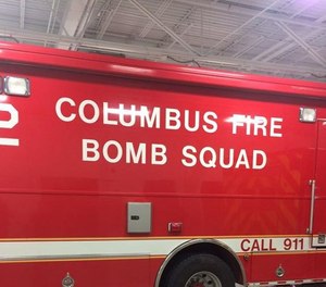 The Columbus Division of Fire bomb squad and hazmat team responded to reports of a