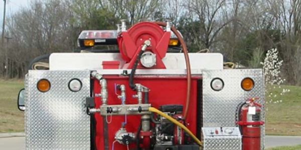 When to pull the fire rig's booster line, assuming it has one
