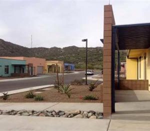 This undated photo provided by the Office of the Inspector General, Department of Homeland Security shows houses used by Border Patrol agents who live in Ajo, Ariz. (AP Image)