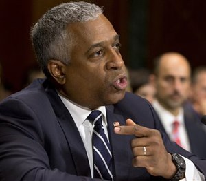 In this June 11, 2013 file photo, B. Todd Jones, President Obama's then-nominee for director of the ATF, testifies on Capitol Hill in Washington.