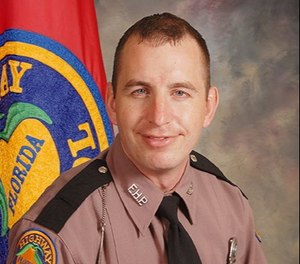 Florida Highway Patrol Trooper Joseph Bullock was killed Wednesday afternoon while 'assisting the public.' (Photo/FHP)