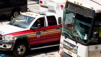 Over 30 hurt when 2 buses collide in Lincoln Tunnel