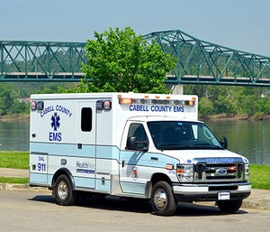 A Cabell EMS ambulance.