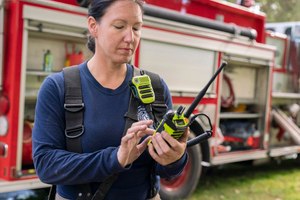 Motorola Solutions’ United Fire Suite provides end-to-end service, security and safety for firefighters on the scene and the commanders who manage them. (Motorola Solutions)