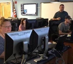 Cambria County authorities are searching for those responsible for tampering with the county's radio frequencies used by 911, EMS, police and Cambria County Prison.