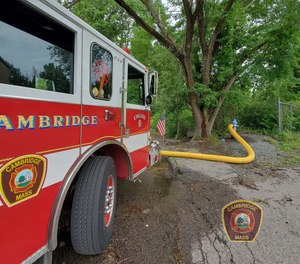 An early morning call sent 12 Cambridge firefighters to the hospital with chemical burns.