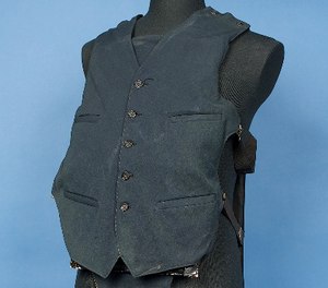 A bullet-resistant vest once worn by Al Capone is part of the National Law Enforcement Museum’s collection, and will be on display when the museum opens this fall.