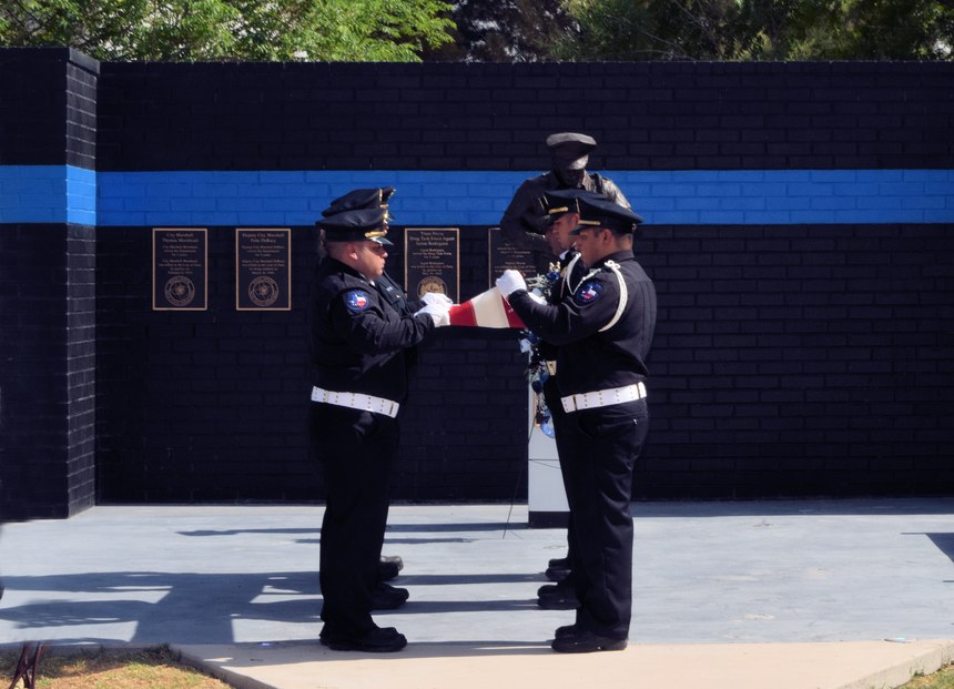 Every year, the Pecos (Texas) Police Department has a ceremony honoring officers who have died in the line of duty.