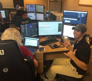 Dispatchers train at the Cherokee County 911 center in a 2018 file photo.