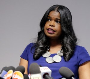 In this Feb. 22, 2019 file photo, Cook County State's Attorney Kim Foxx speaks at a news conference, in Chicago. (AP Photo/Kiichiro Sato, File)