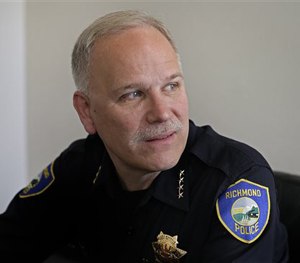 In this Thursday, Jan. 29, 2015 photo, Richmond Police Chief Chris Magnus poses for a photo, in Richmond, Calif.