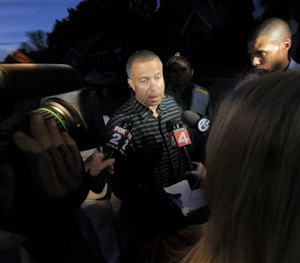 Detroit Police Chief James Craig speaks with reporters following a police chase on Wednesday, June 24, 2015.