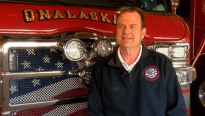 Troy Gudie became Onalaska's first full-time firefighter after serving as a volunteer, which was his wife's idea.