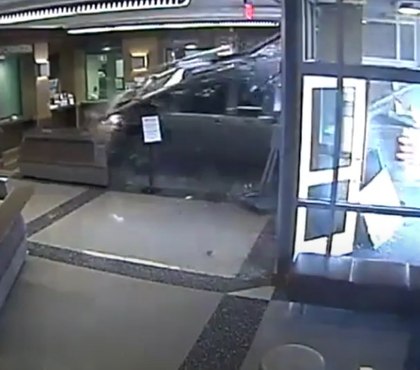 Watch: Man plows truck into Colo. police station lobby, tells cops he wanted 'to be heard'