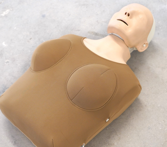 Company creates attachable breasts for manikins to address gender disparities in CPR