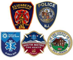 Seven off-duty first responders from five different departments helped save a choking man at a restaurant where they all happened to be dining Monday night.
