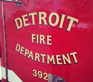 Detroit firefighters said they were shocked to find a baby inside a burning home after none of the adults outside had mentioned her.