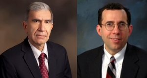 Alireza Amirsadri (left), M.D., associate professor of WSU Psychiatry and Behavioral Neurosciences, and David Roseberg, M.D., chair of the WSU Department of Psychiatry and Behavioral Neurosciences, are helping develop a mental health training and support program for Michigan first responders.
