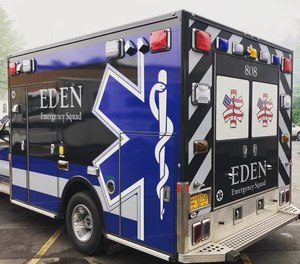 Dave Cole, a 50-year Eden Emergency & Rescue Squad volunteer, was saved by fellow Eden EMS members after going into cardiac arrest in March.